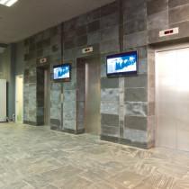 Вид главного лифтового холла Бизнес-центр «Знаменка», очередь 1